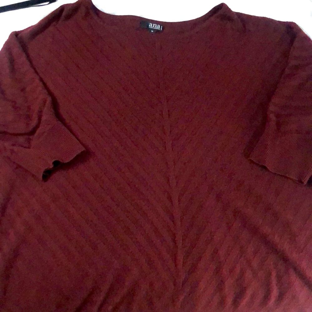 Maroon a.n.a 1x sweater